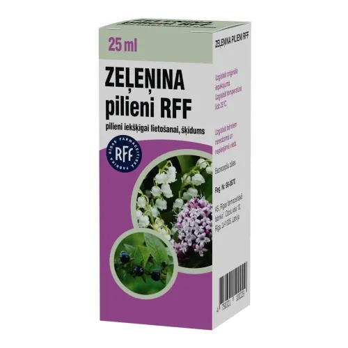 RFF Zeļeņina pilieni, 25 ml