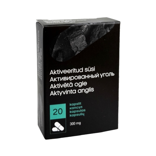 Product image of AKTIVĒTĀ OGLE 300mg kapsulas, 20 gab
