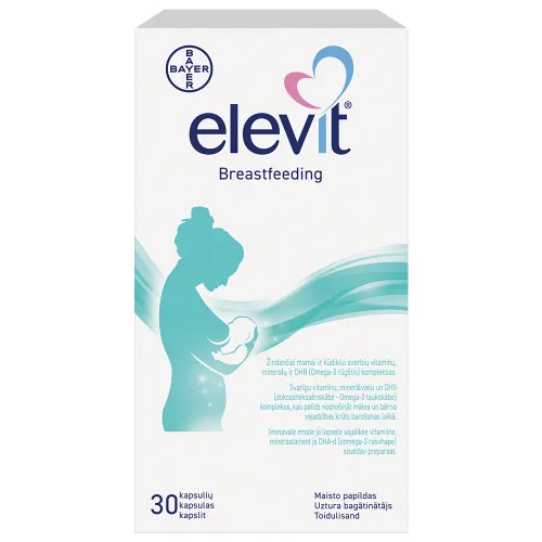 ELEVIT Breastfeeding kapsulas, 30gab - Produkta attēls 1