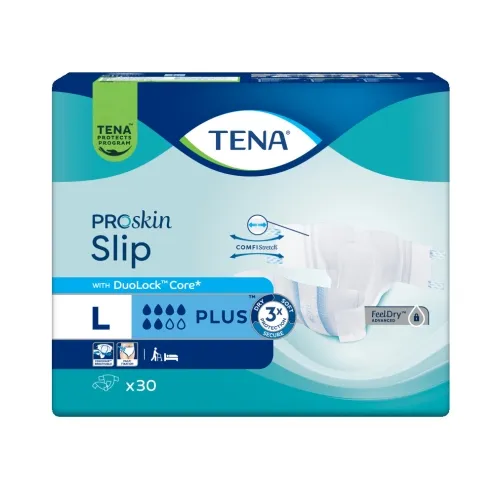 TENA Slip Plus autiņbikses, L izmērs (92–150cm), 30 gab.