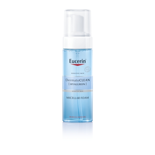 EUCERIN Dermatoclean [Hyaluron] micelārās putas, 150 ml - Produkta attēls 