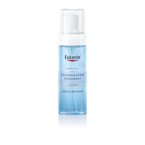 EUCERIN Dermatoclean [Hyaluron] micelārās putas, 150 ml - Produkta attēls 