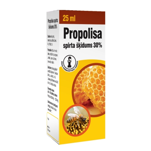 RFF Propolisa spirta šķīdums 30%, 25 ml