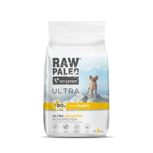 RAW PALEO ULTRA KUCĒNU SAUSĀ B MINI TĪTARS 2KG - Produkta attēls 