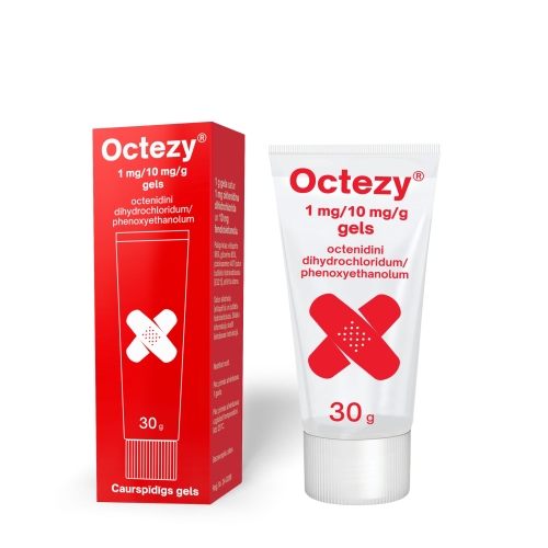 OCTEZY 1 mg/ 10 mg/ g gels, 30 g.