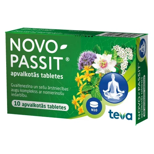 Product image of NOVO-PASSIT 200MG TABLETES N10
