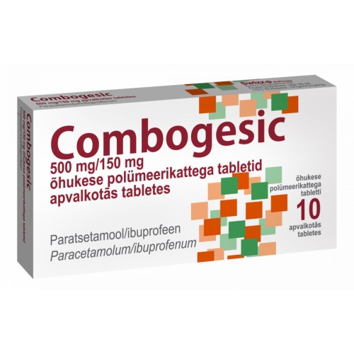 Product image of COMBOGESIC 500MG/150MG TBL N10