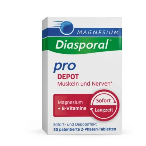 Product image of MAGNESIUM DIASPORAL pro DEPOT muskuļiem un nerviem, 30 tabletes