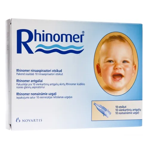 Product image of RHINOMER rezerves uzgaļi, 10 gab.