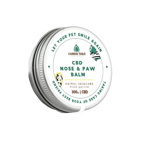 Candid Tails CBD balzams ķepām un degunam suņiem, kaķiem 50ml - Produkta attēls 