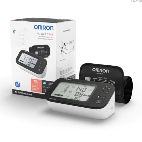 OMRON M7 Intelli IT AFib-asinsspiediena mērītājs uz augšdelma