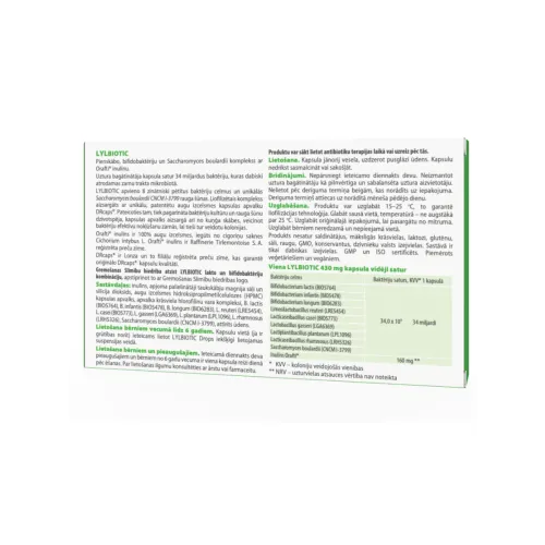 LYL BIOTIC, 14 kapsulas - Produkta attēls 1