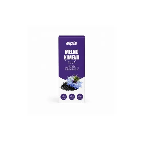 ELPIS melno ķimeņu eļļa, 100 ml - Produkta attēls