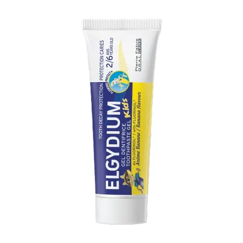 ELGYDIUM KIDS BANANA zobu pasta, 50 ml