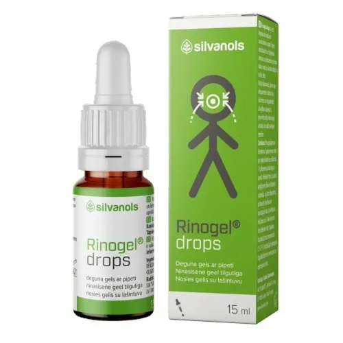 SILVANOLS Rinogel Drops gels, 15 ml