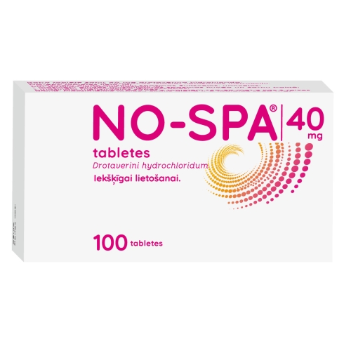Product image of NO-SPA® 40 mg tabletes, 100 gab