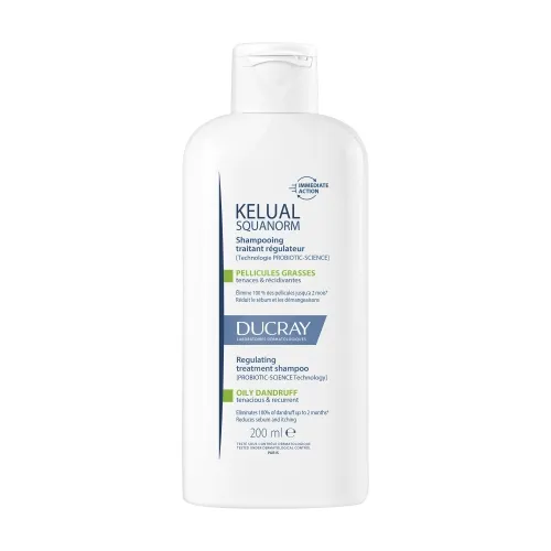 Product image of DUCRAY Kelual Squanorm šampūns taukainām blaugznām, 200 ml