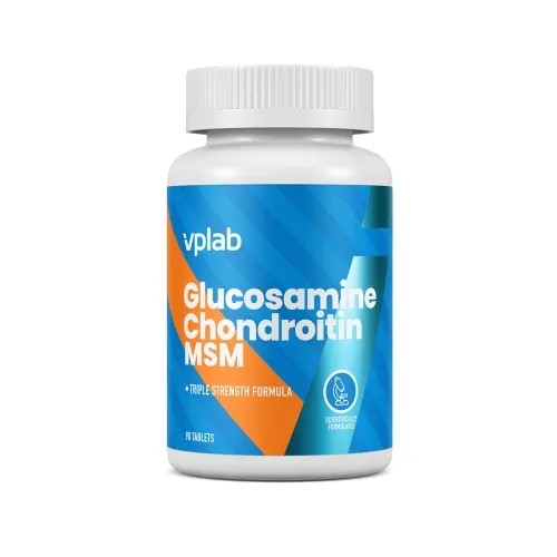VPLAB Glucosomine Chondroitin MSM tabletes, 90 gab - Produkta attēls 