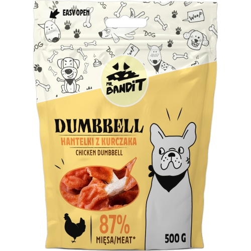 MR.BANDIT DUMBBELL VISTAS IRBULĪŠI 500G - Produkta attēls 