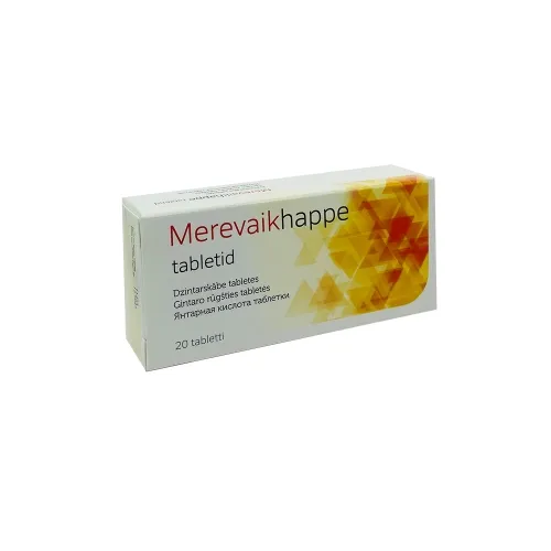 Product image of Dzintarskābe ar C vitamīnu, 20 gab