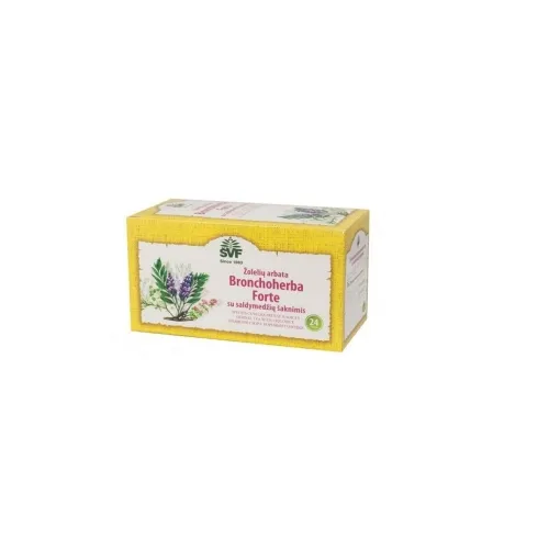 TĒJA BRONCHOHERBA FORTE AR LAKRICU 1.5G N24 (LIET)