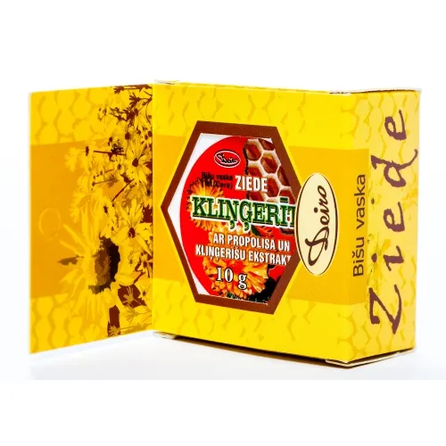 ZIEDE KLIŅĢERĪTE 10G (AR KLIŅĢERĪTI\PROPOLISU) - Produkta attēls 