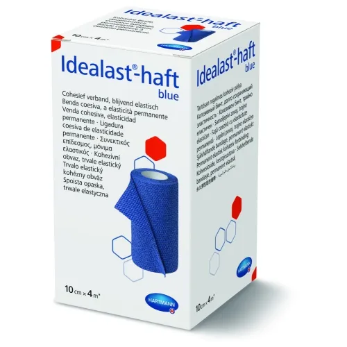 IDEALAST-HAFT elastīga saite (zila), 10 cm x 4 m