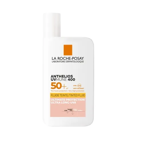 LA ROCHE POSAY Anthelios UVMune 400 tonēts fluīds ar SPF 50+, 50 ml