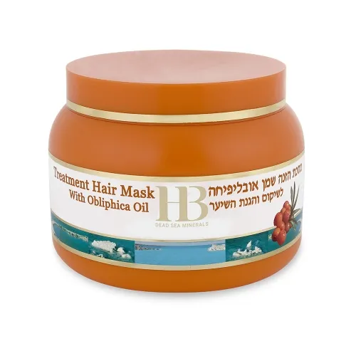 HB Dead Sea Minerals matu maska ar smiltsērkšķu eļļu, 250 ml