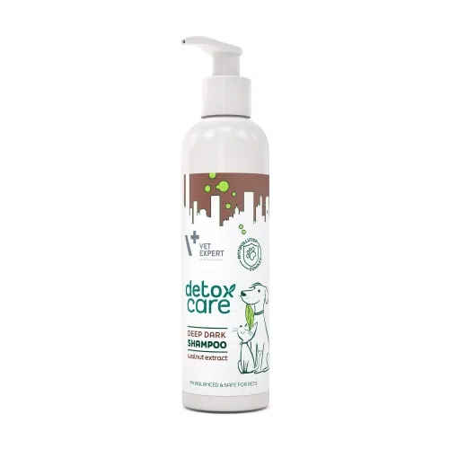 Product image of VetExpert Detox Care Deep Dark šampūns suņiem, kaķiem 250ml