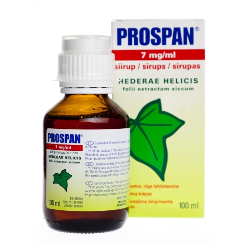 PROSPAN (efejas ekstrakts) sīrups, 100 ml - Produkta attēls 2