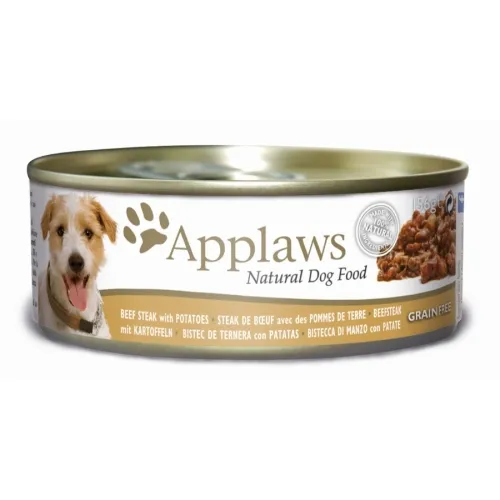 Applaws suņu konservēta barība liellopa steiks/kartupeļi 156g (3019) - Produkta attēls 