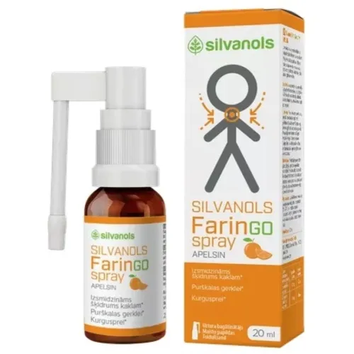 FARINGOSPRAY apelsīnu sprejs, 20 ml