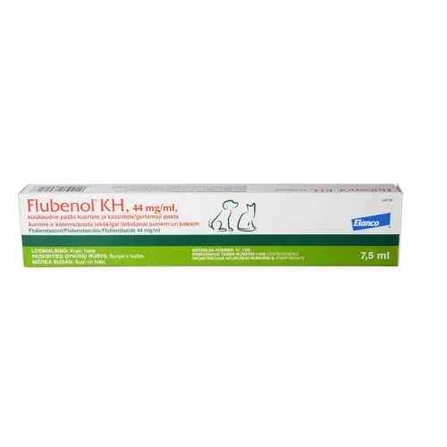 Product image of FLUBENOL KH 44MG/ML PASTA 7.5ML SUŅIEM/KAĶIEM