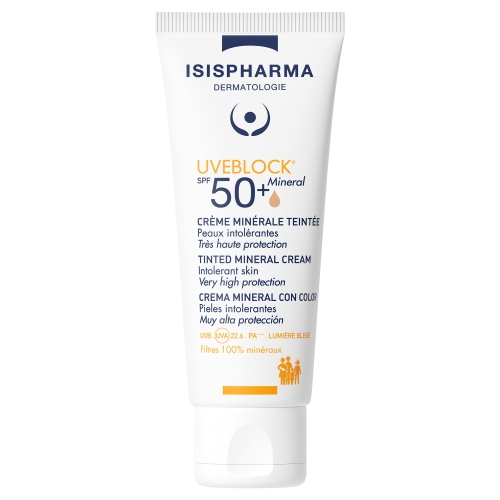 Product image of ISISPHARMA Uveblock SPF50+ Mineral tonēts krēms, 40 ml