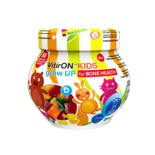 Product image of VITIRON™ Kids Grow up kaulu veselībai pastilas, 50 gab.