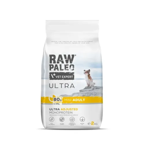 RAW PALEO ULTRA SUŅU SAUSĀ B MINI TĪTARS 2KG