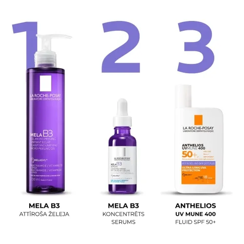 LA ROCHE-POSAY Anthelios fluīds pret pigmentāciju SPF50+, 50 ml - Produkta attēls 4