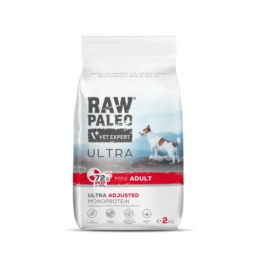 RAW PALEO ULTRA SUŅU SAUSĀ B MINI CŪKGAĻA 2KG - Produkta attēls 