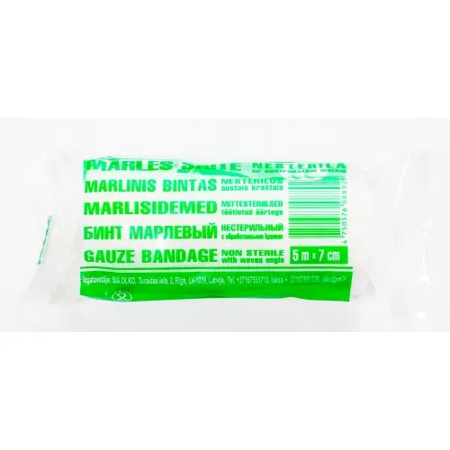 Product image of SAITE MARLES NESTERILA AR APSTR.MALĀM 5Mx7CM (OLKO)
