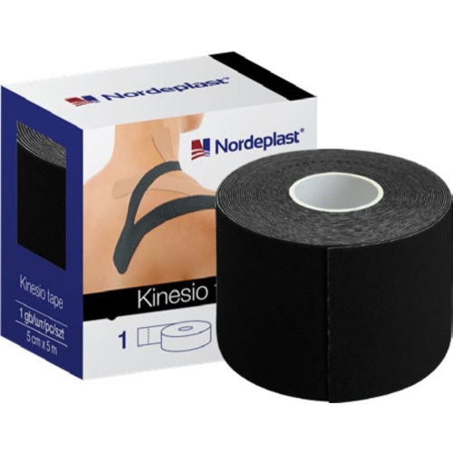 Product image of Kinezioloģiskais teips Nordepast 5 cm x 5 m melns, 1 gab