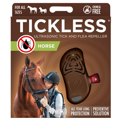 Tickless Horse ultraskaņas repelenta ierīce, brūna