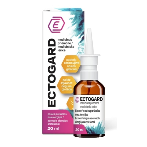 ECTOGARD Ectoin deguna aerosols alerģijas ārstēšanai, 20 ml