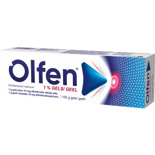 Product image of OLFEN 1 % gēls, 100 g.