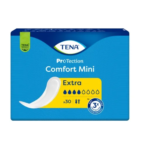 TENA Comfort Mini Extra uzsūcošās paketes, 30 gab. - Produkta attēls 
