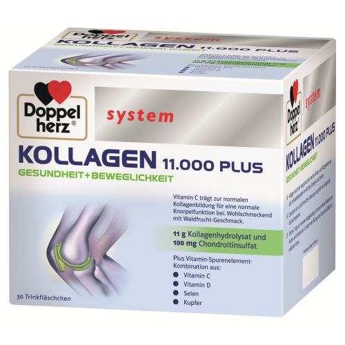 DOPPELHERZ® System kollagen 11.000 ampulas 25 ml, 30 gab.