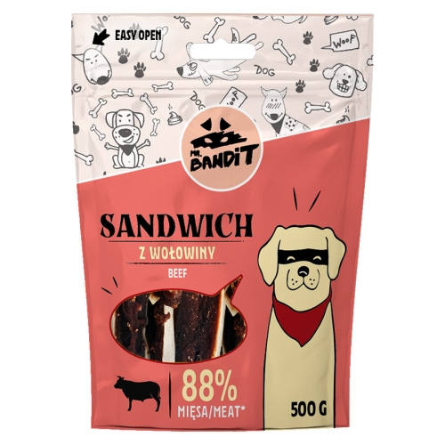 MR.BANDIT SANDWICH KĀRTAINS LIELLOPS 500G - Produkta attēls 