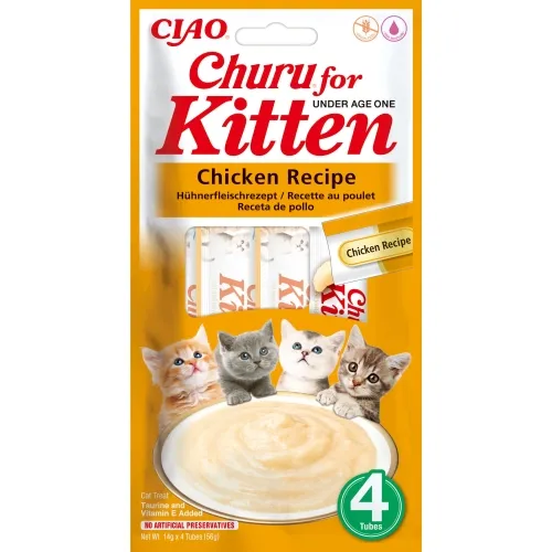 Churu biezenis kaķēniem, vista 56g (14gx4) N12