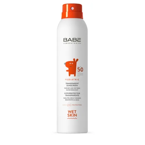 BABE Pediatric Sun SPF 50+ aizsarglīdzeklis mitrai ādai, 200ml