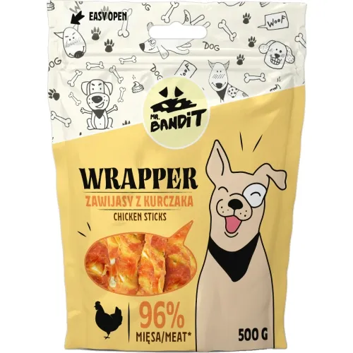 MR.BANDIT WRAPPER TĪTAS VISTAS NŪJIŅAS 500G - Produkta attēls 